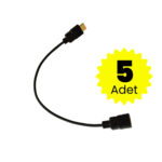 5 Adet HDMI Uzatma Kablosu 5x 30cm Ek Kablo HDMI Erkek HDMI Dişi